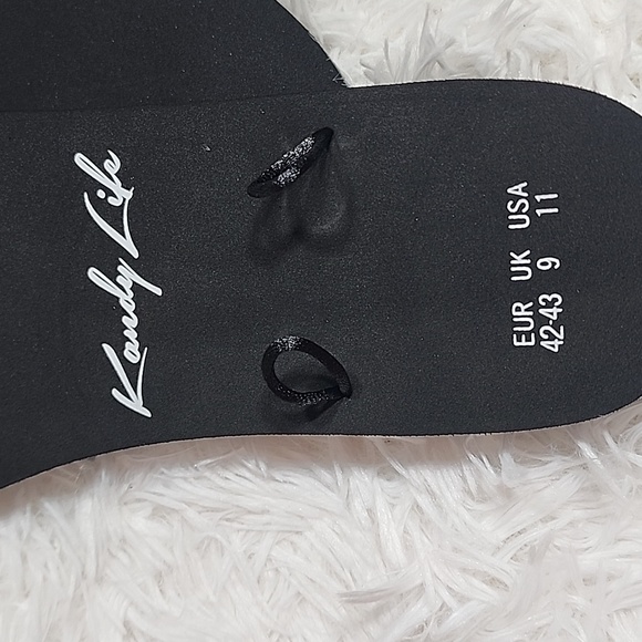 3pcs Kandy Life Interchangeable Sandals - Flat & Wedge/ sizes 11/ NWT/ ORANGE - Picture 5 of 10